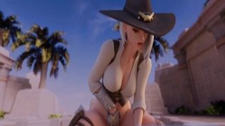 Slutty 3D Ashe with Perfect Pussy Gets Rough Fucks