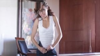 Latina Melody Strip and Masturbating in Office