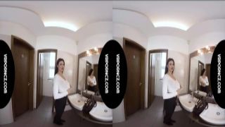 VR Meeting in bathroom